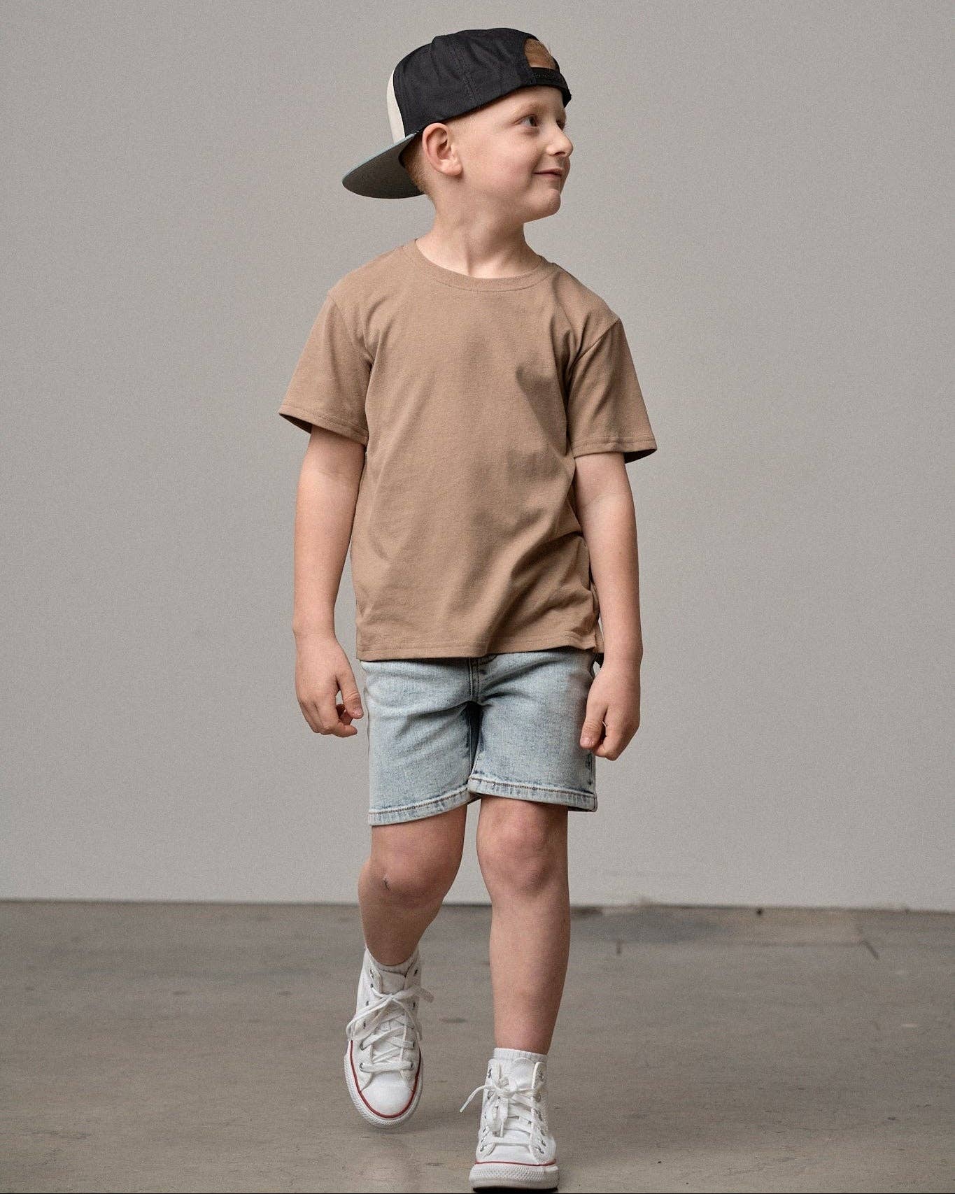 Elevated Tee - Driftwood: 12-18M