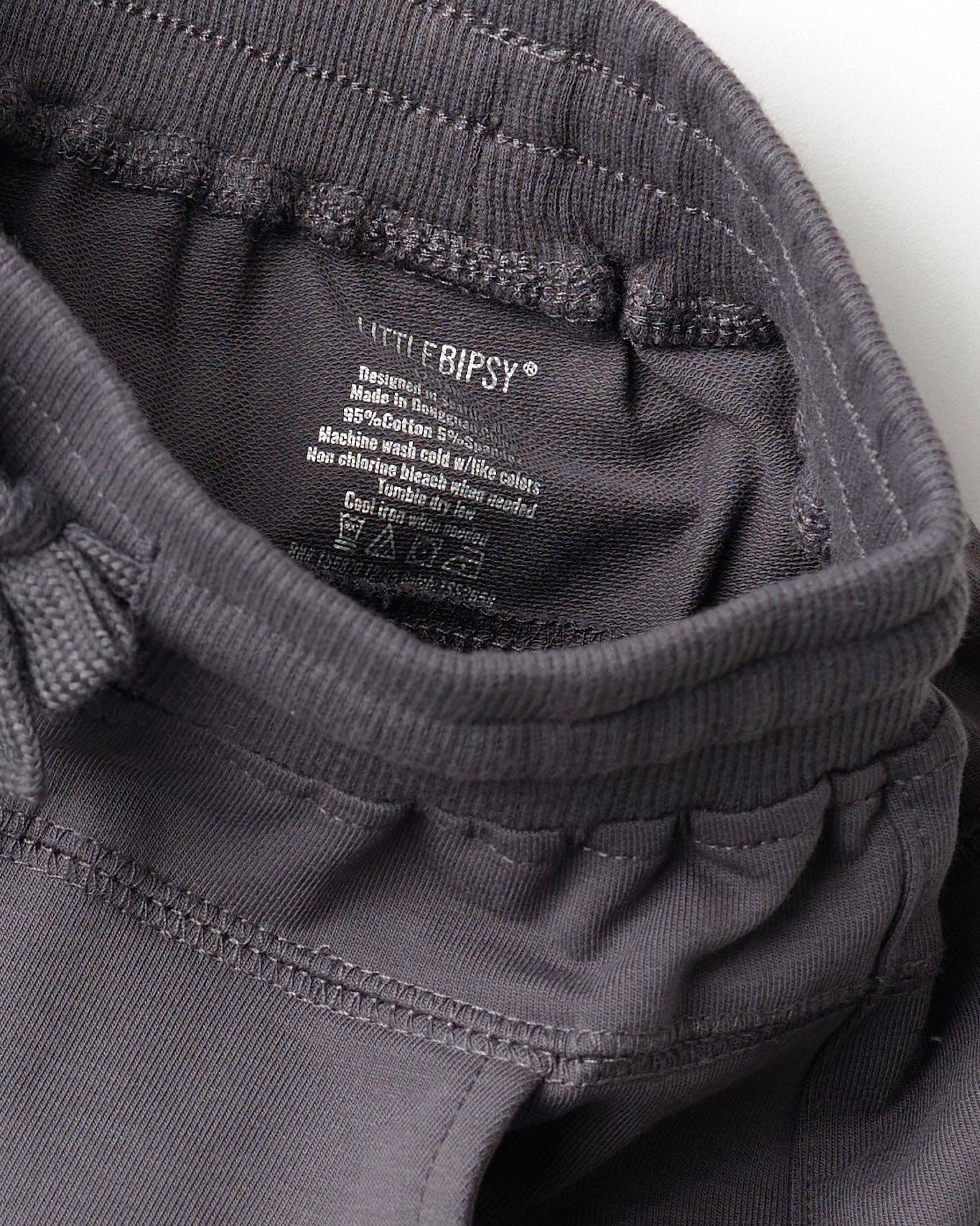 Harem Short - Iron: 12-18M