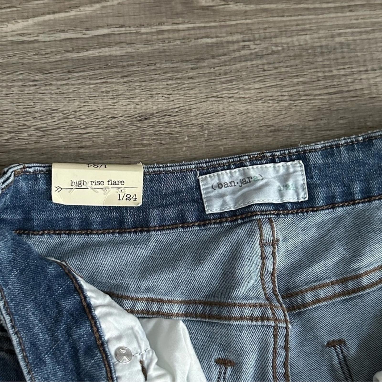 High Rise Flare Button Fly Jeans Size 1 / 24 NWT