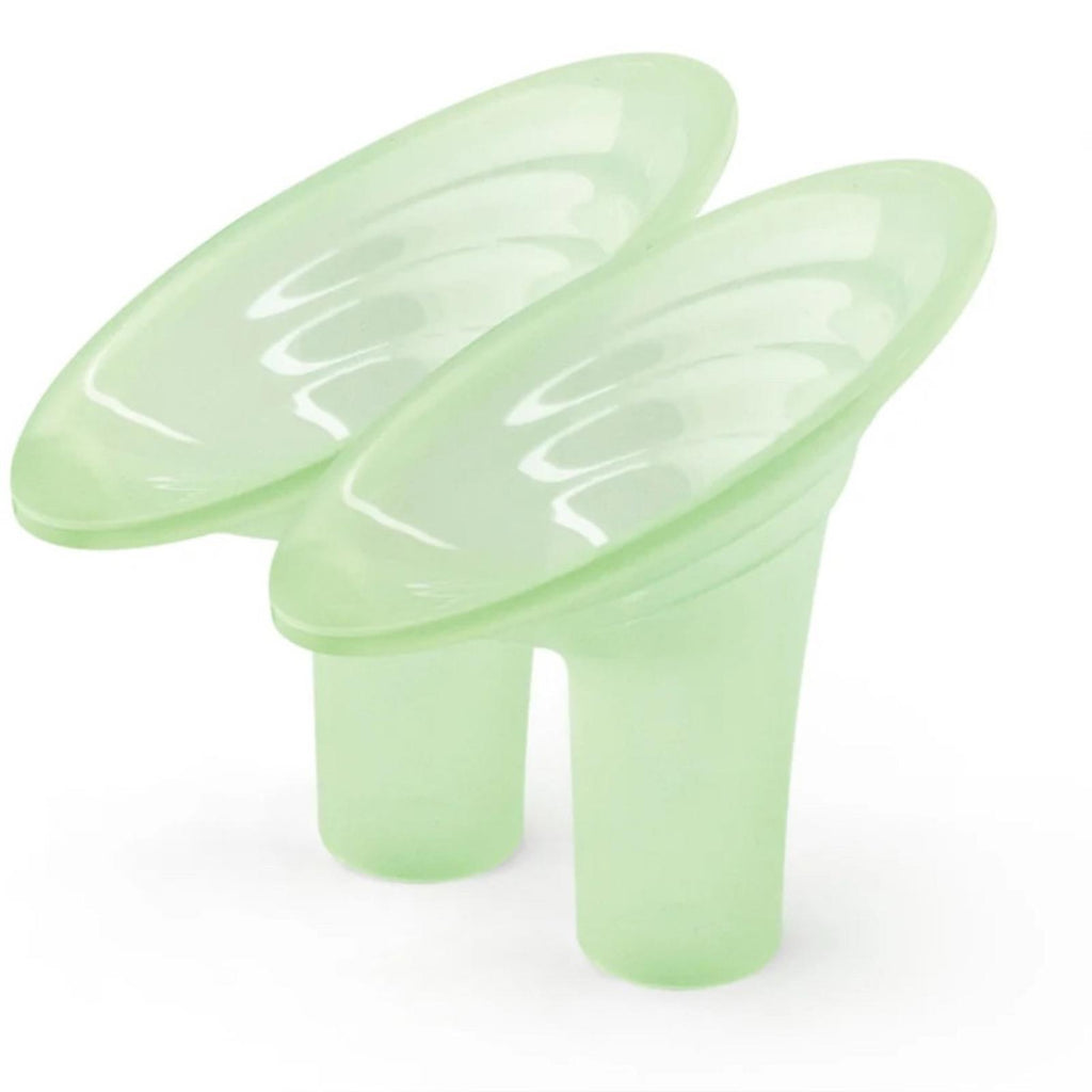 pumpin pals medium green hard plastic angled flanges 24 to 27 mm