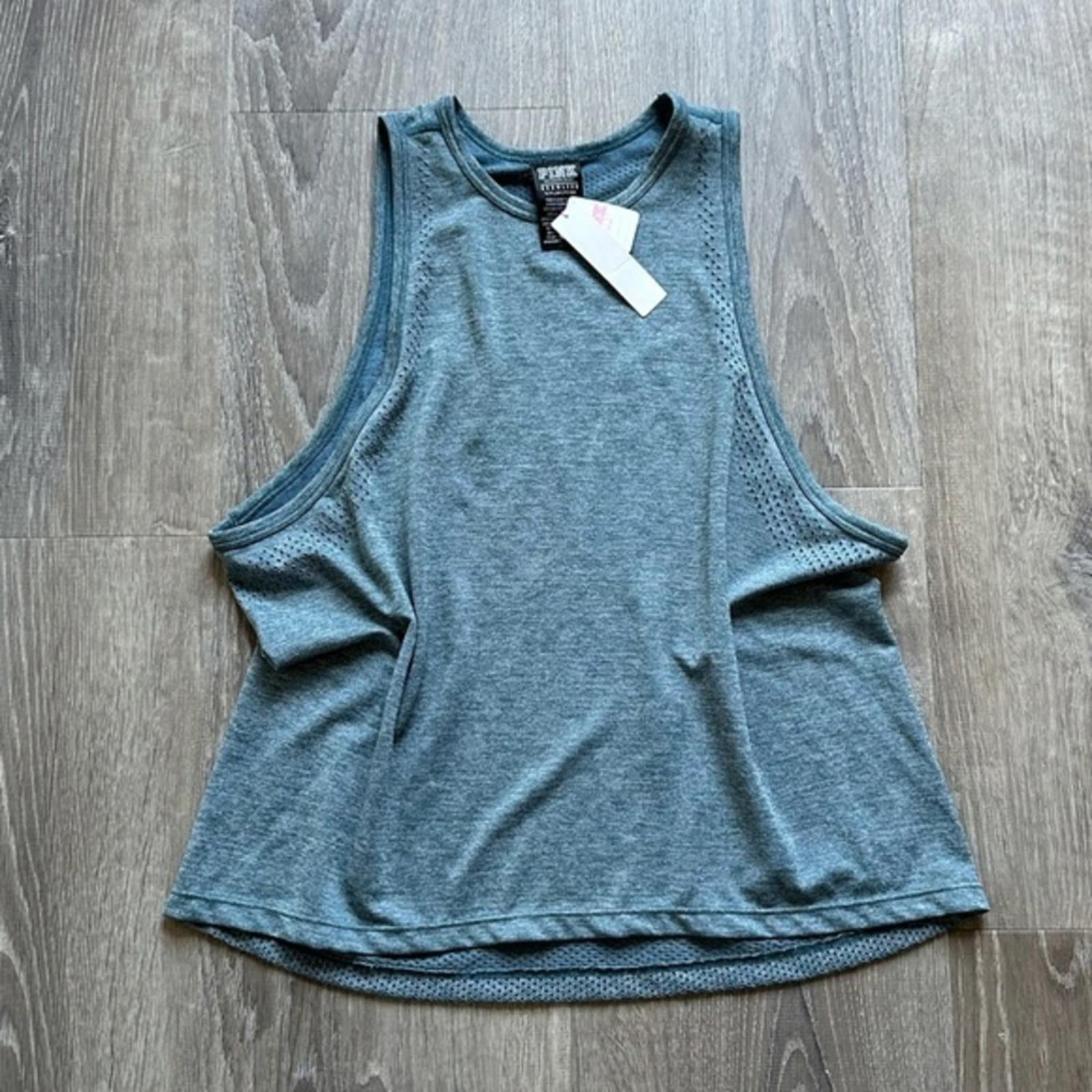 Victoria's Secret PINK Seamless Racerback Perforated Tank Size Small NWT