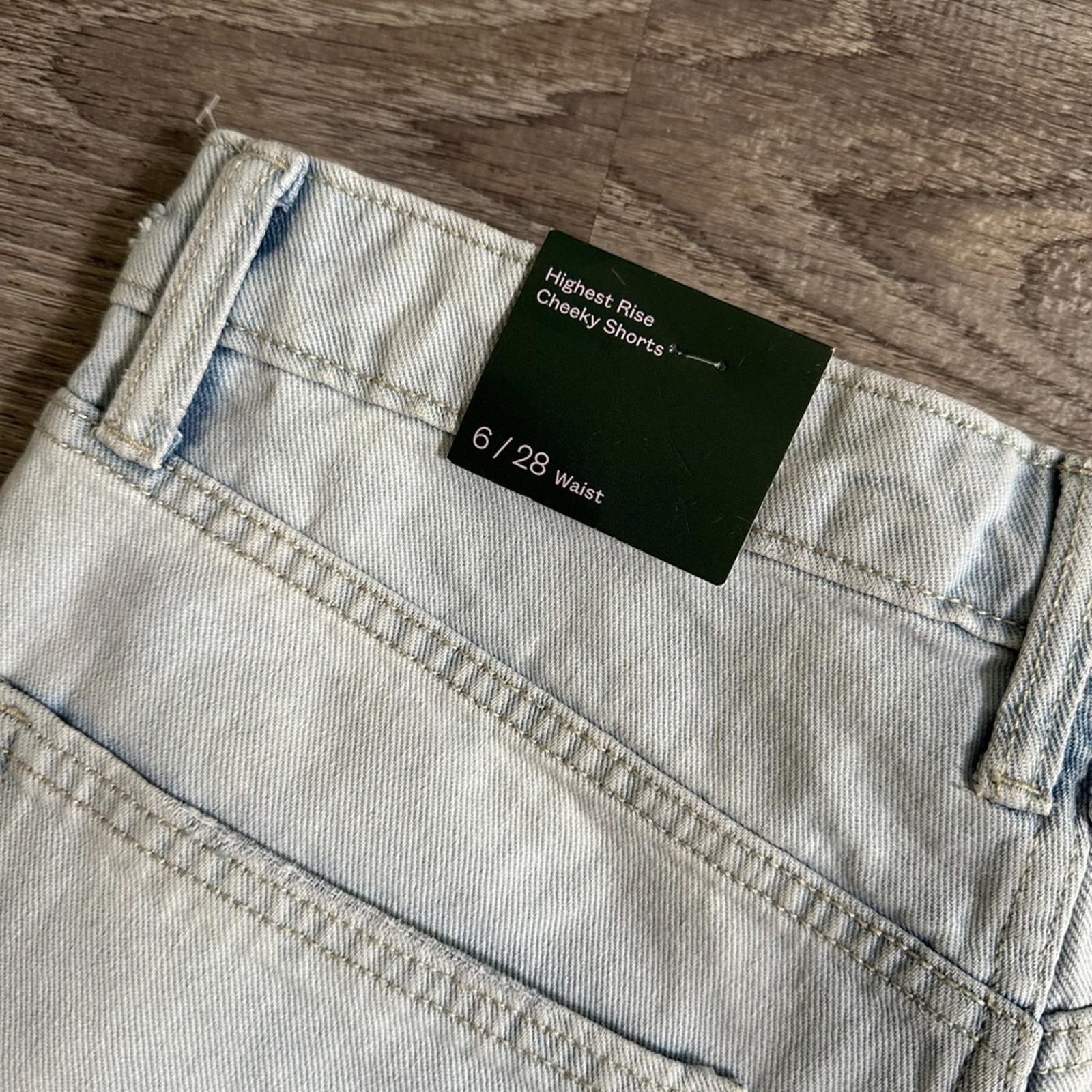 Wild Fable Blue High Waisted Jean Shorts NWT Size 6 / 28