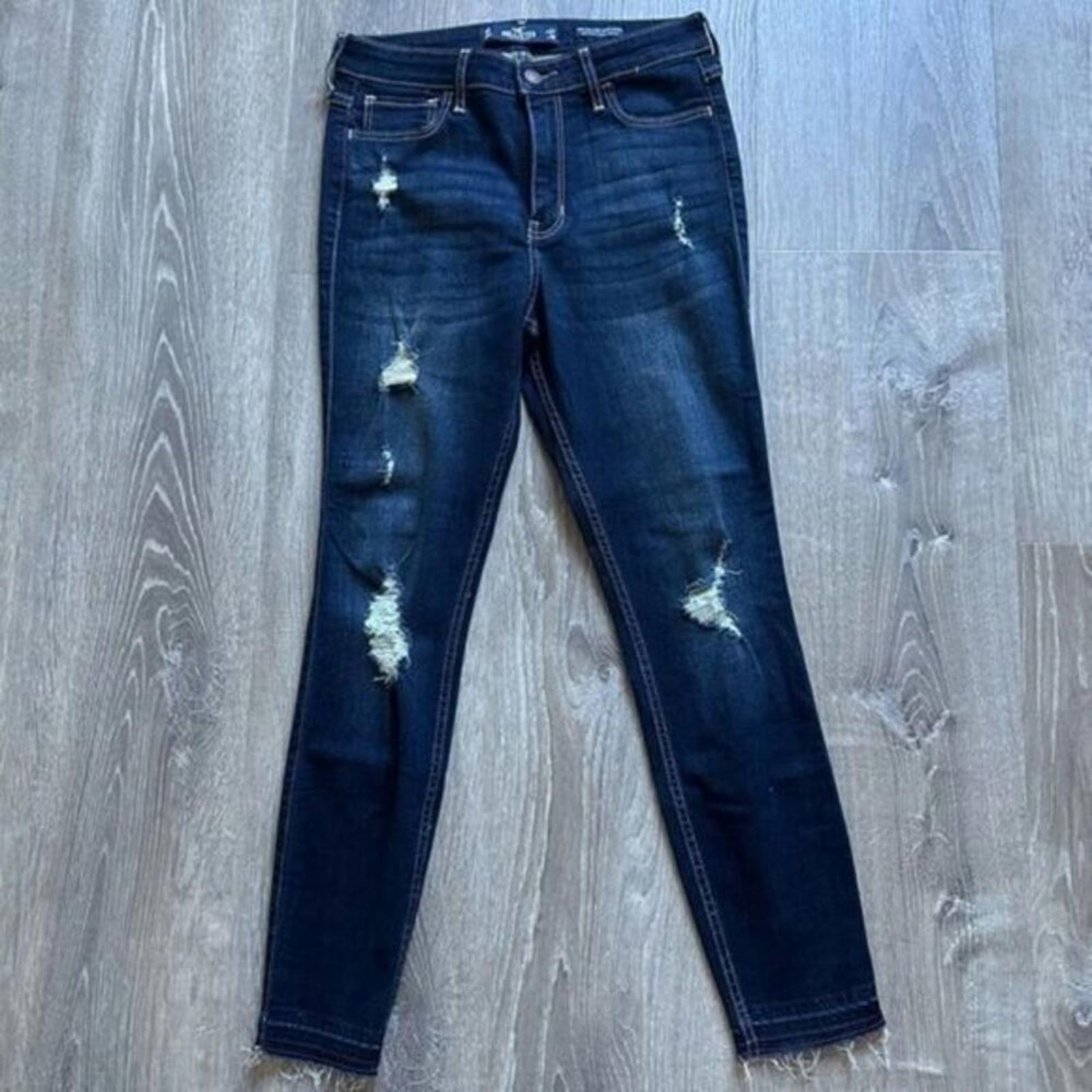 Hollister High Rise Crop Super Skinny Jeans Size 27 / 5R
