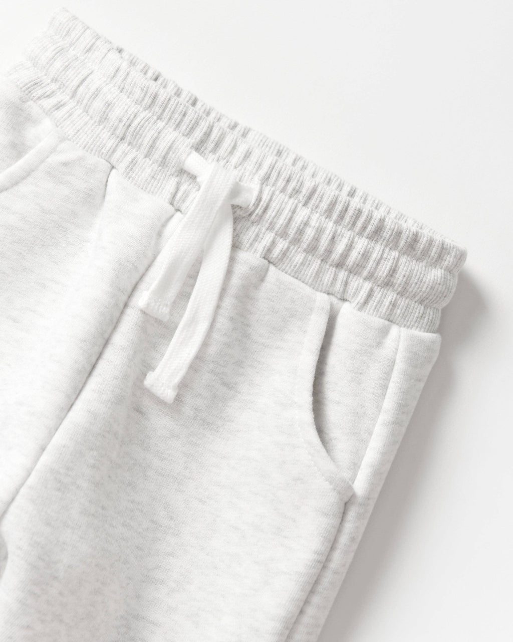 Happy Day Elevated Sweatpant - Light Heather Grey: 6-12M