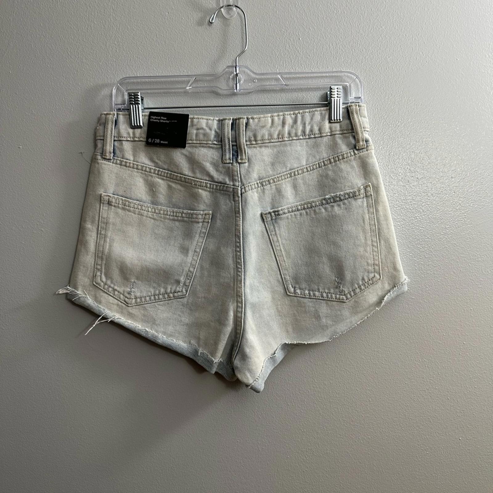Wild Fable Blue High Waisted Jean Shorts NWT Size 6 / 28