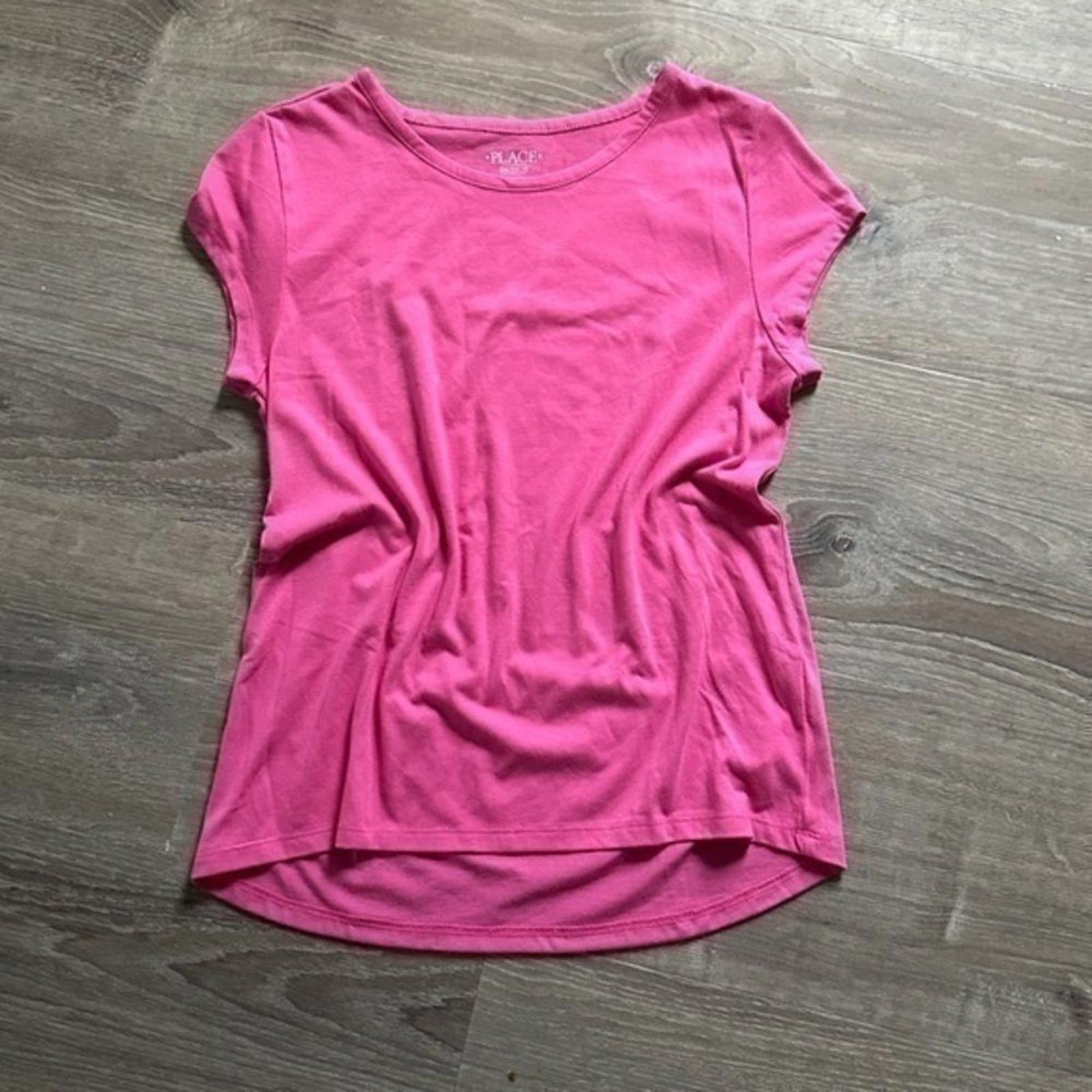 Children’s Place Girls High Low Basic Layering Tee French Rose Pink XXL 16
