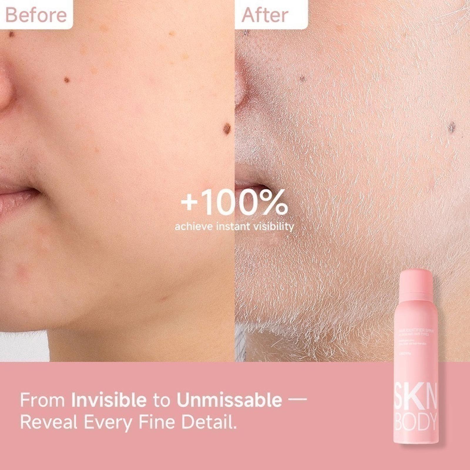 SKN BODY Hair Identifier Spray and Dermaplaner Set NIB New