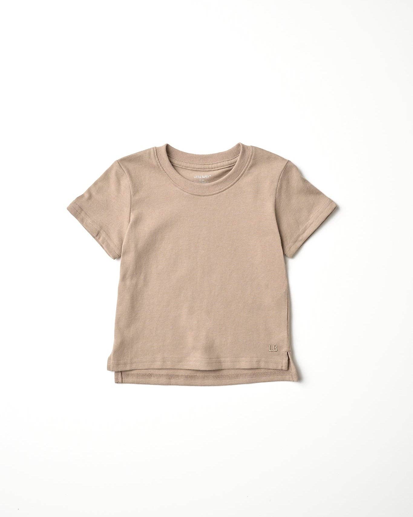 Elevated Tee - Driftwood: 12-18M