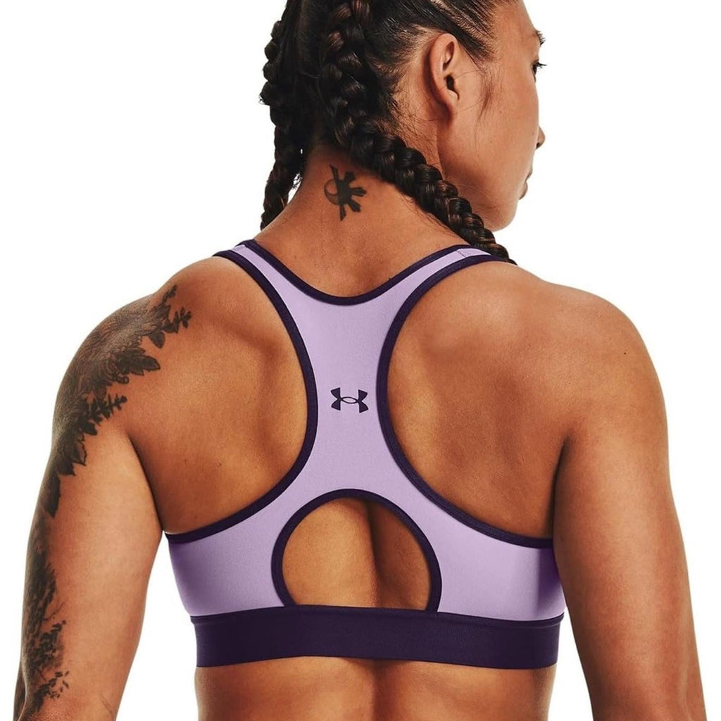 Under Armour Mid Keyhole Blue Sports Bra
Size XS