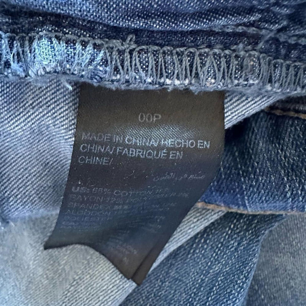 White House Black Market WHBM Slim Skinny Blue Jeans Size 00