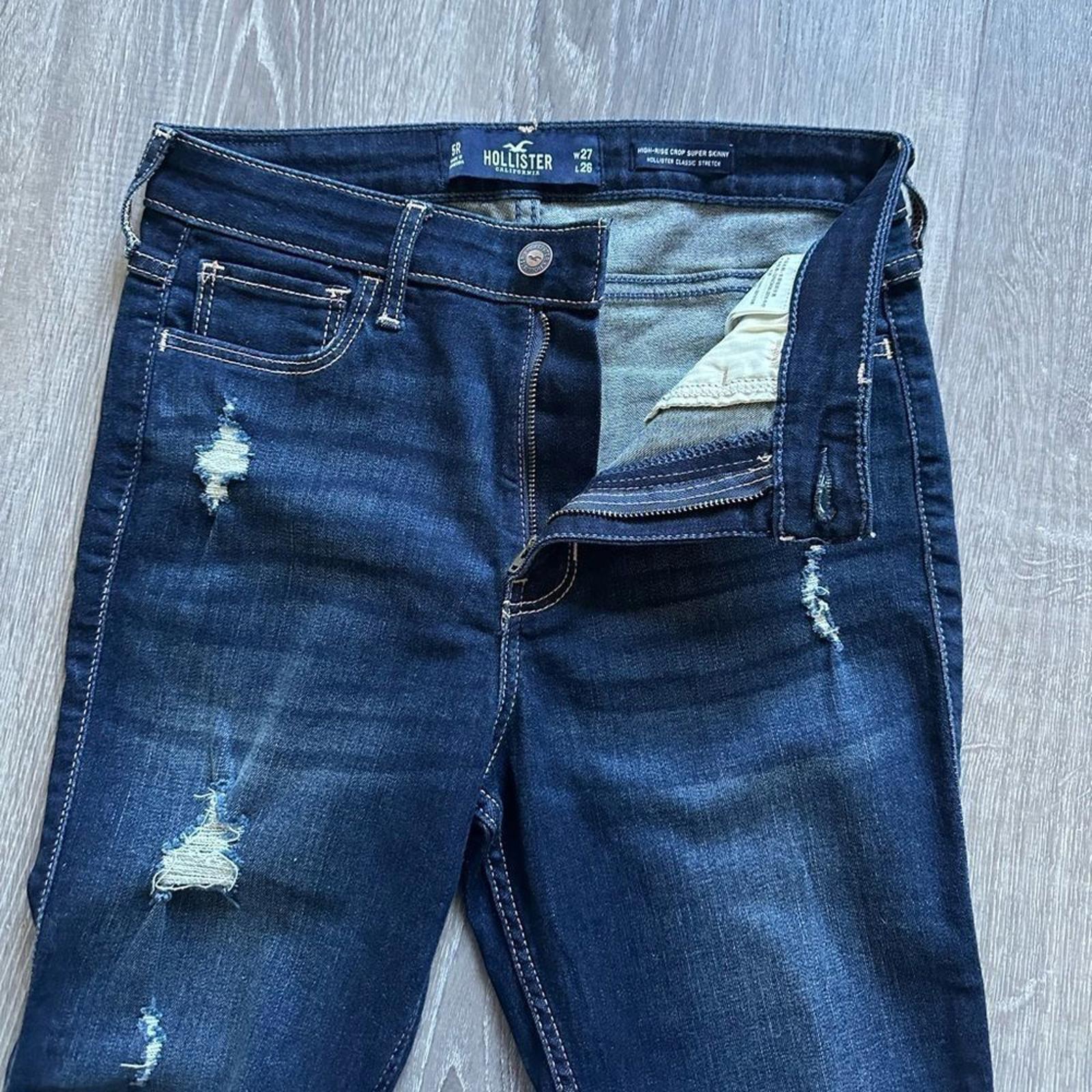 Hollister High Rise Crop Super Skinny Jeans Size 27 / 5R