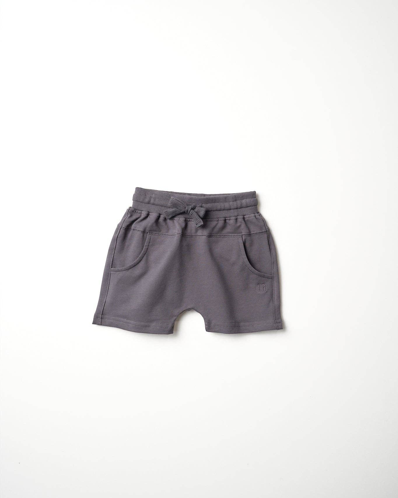 Harem Short - Iron: 12-18M