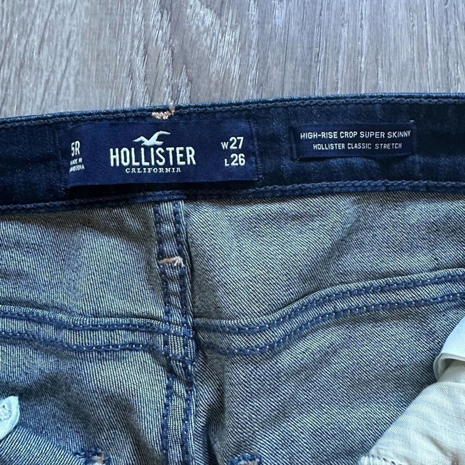 Hollister High Rise Crop Super Skinny Jeans Size 27 / 5R