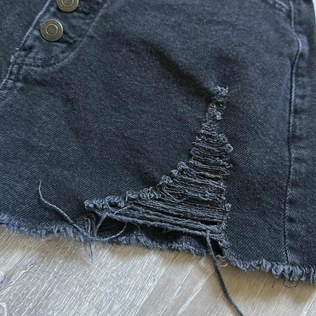 So Goods For Life Button Fly Denim High Rise Mom Shorts Women’s Size 5 / 27