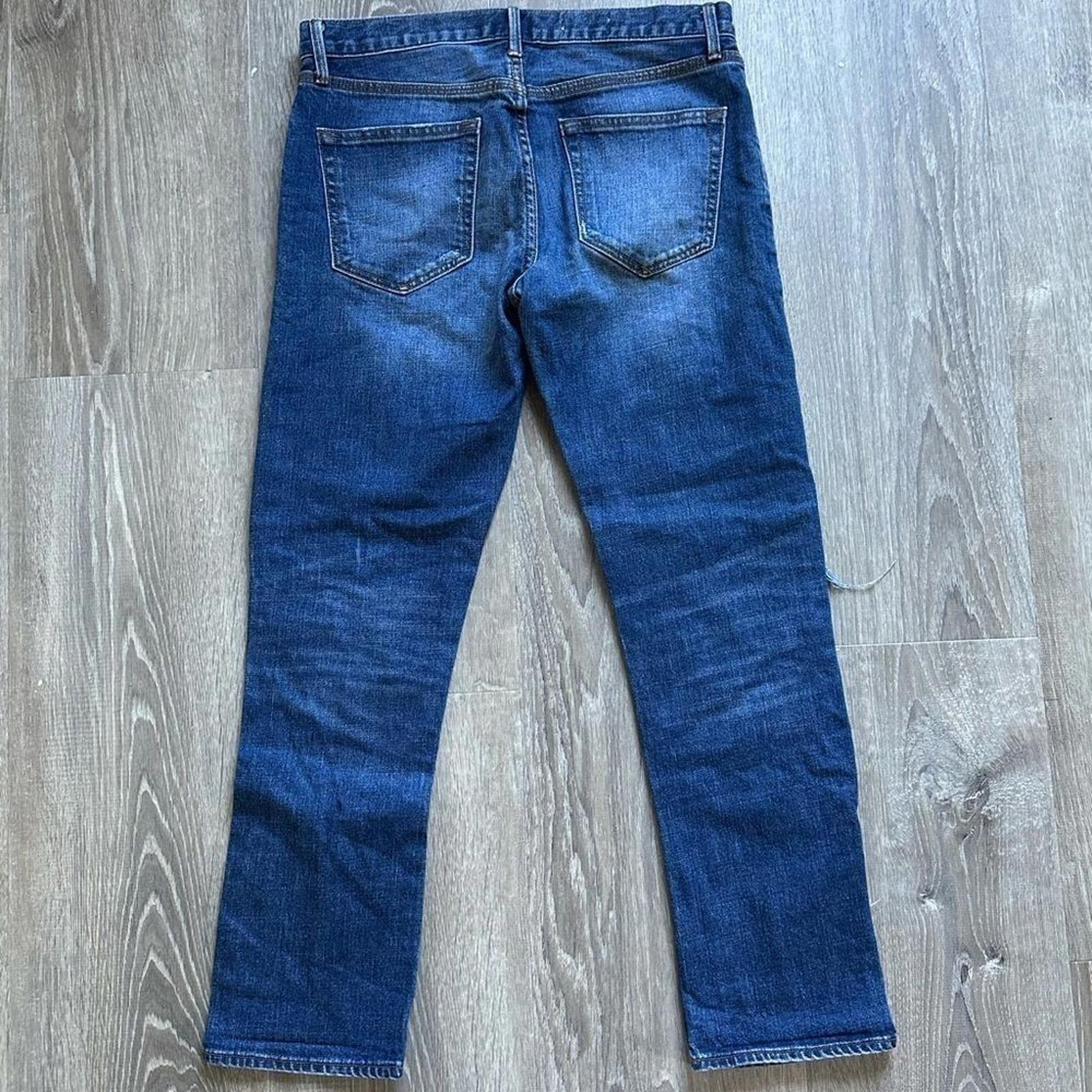 GAP 1969 Sexy Boyfriend Roll Up Destroyed Denim Jeans 
Size 25