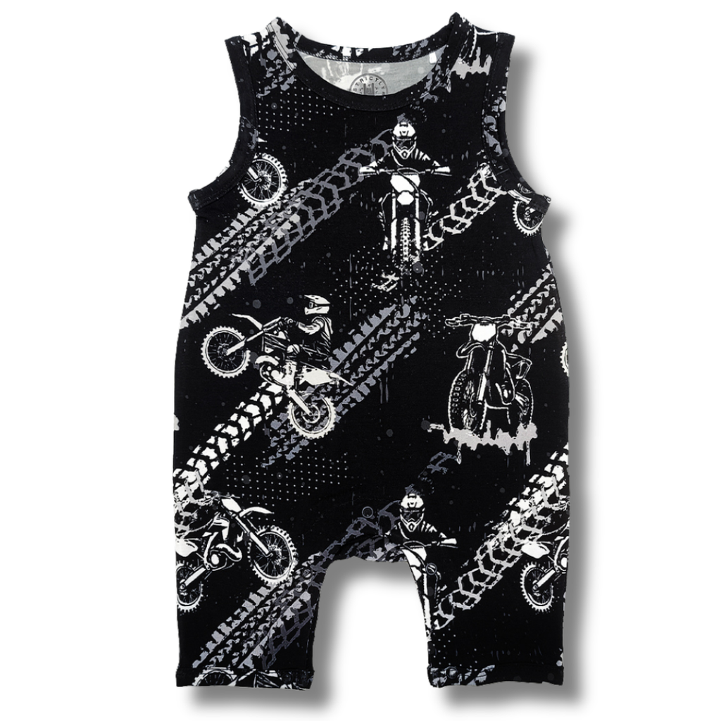 Tread Romper: 12/18M
