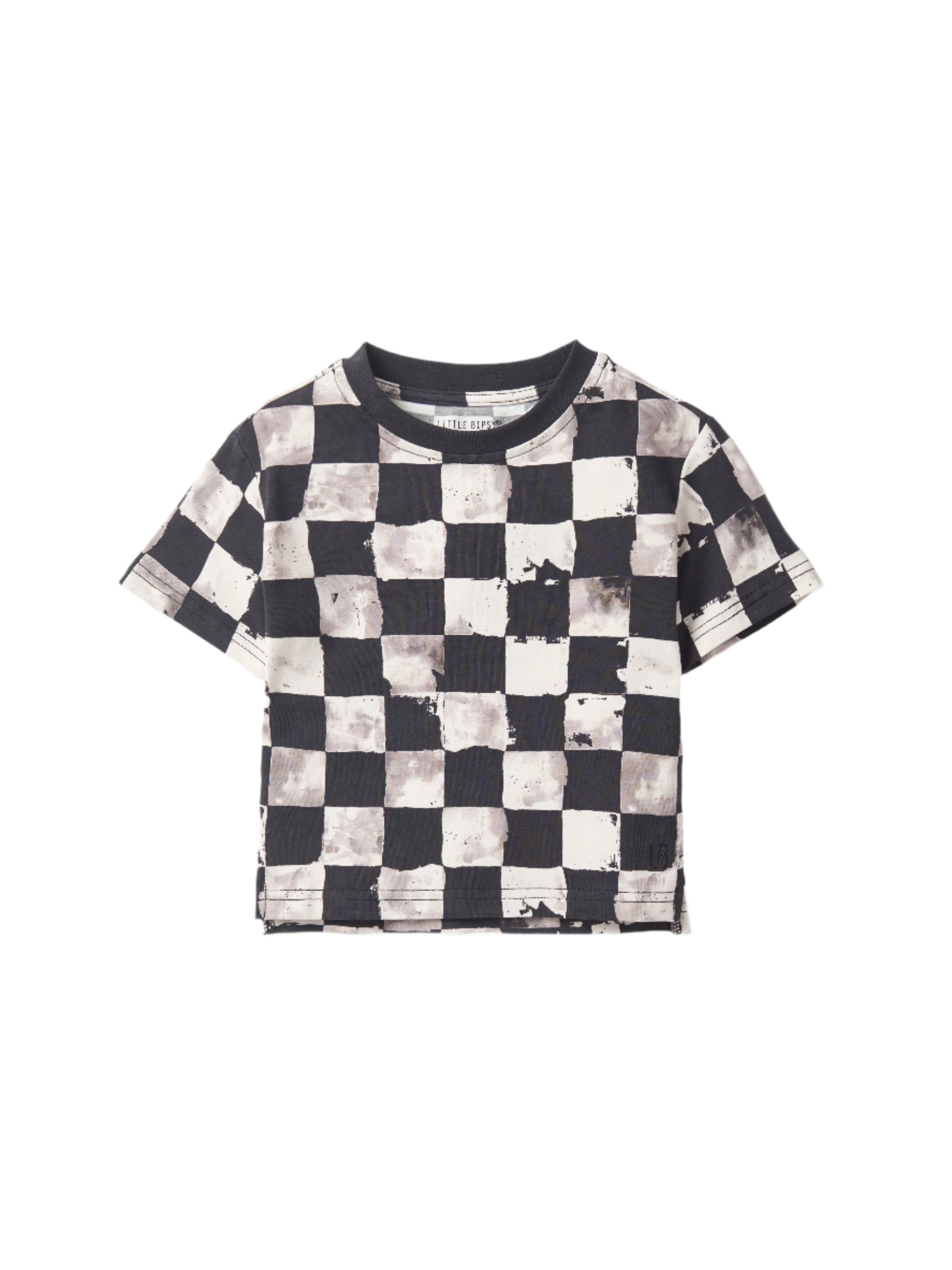 Checkered Tee: 12-18M