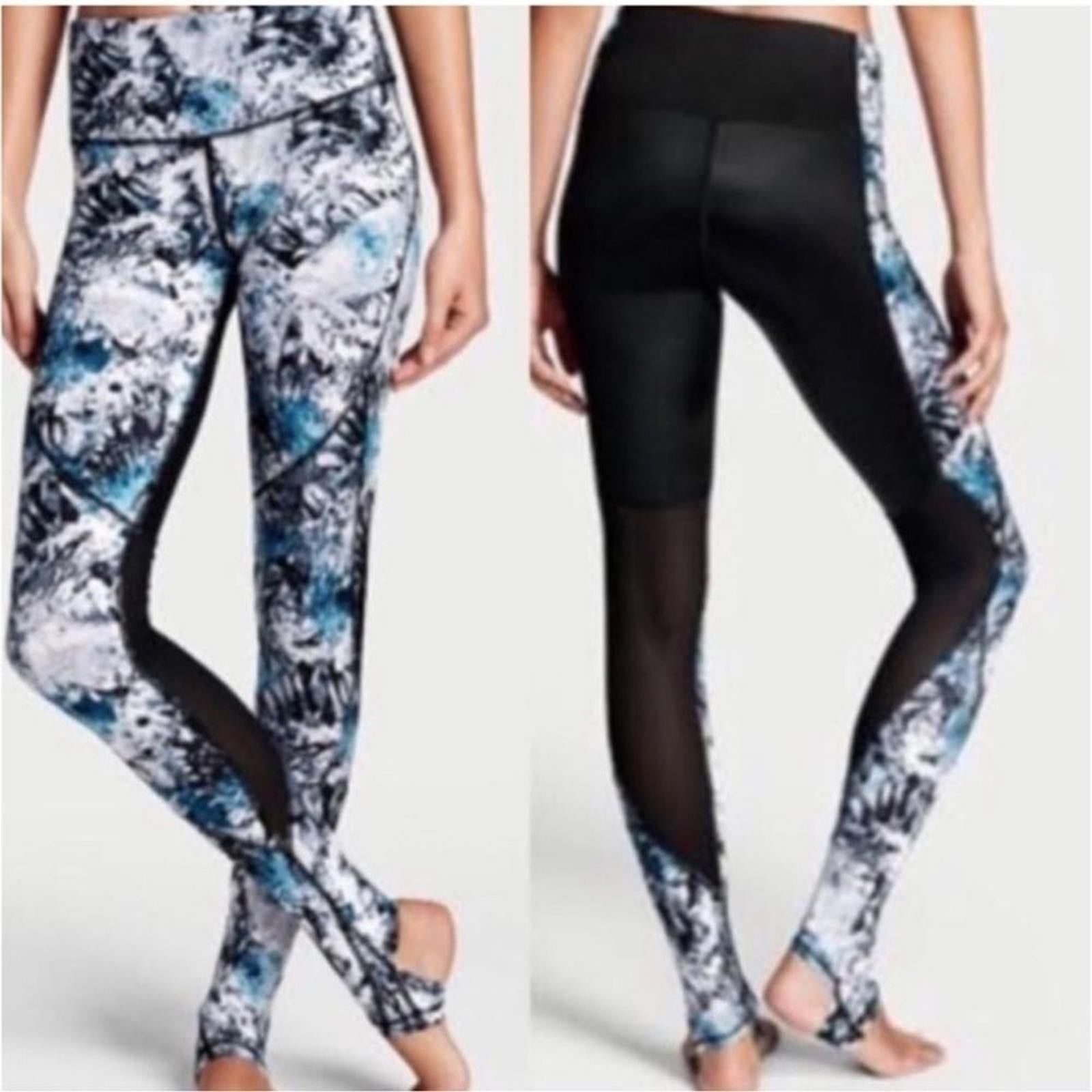 Victoria’s Secret VSX RARE High Rise High Gloss Yoga Stirrup Legging Tight XS