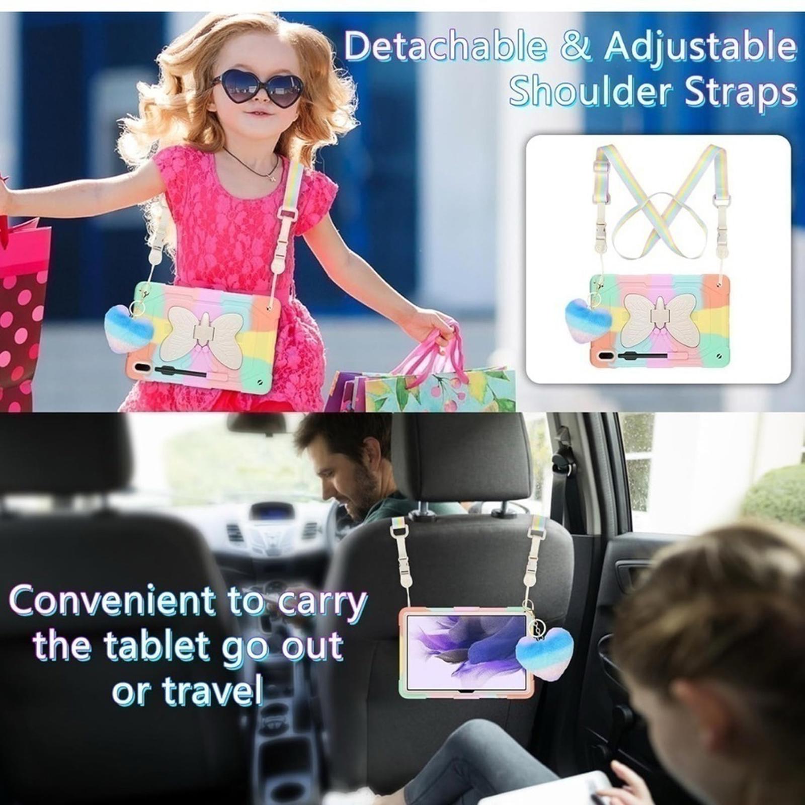 Butterfly Tablet Case for Galaxy Tab S8 Plus/S7 FE/S7 Plus 12.4 inch