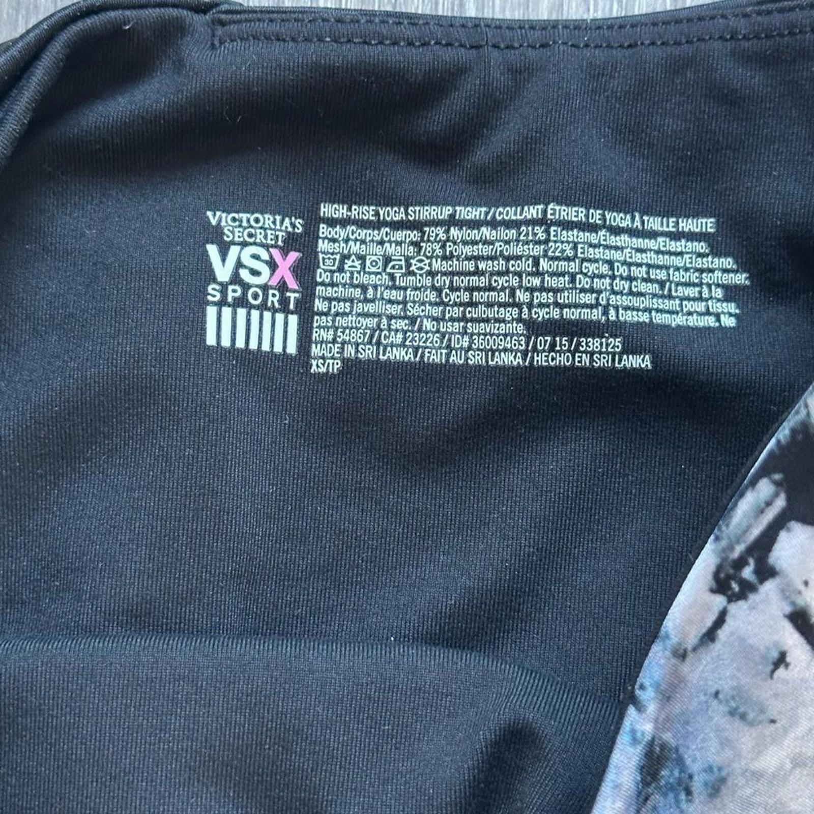 Victoria’s Secret VSX RARE High Rise High Gloss Yoga Stirrup Legging Tight XS