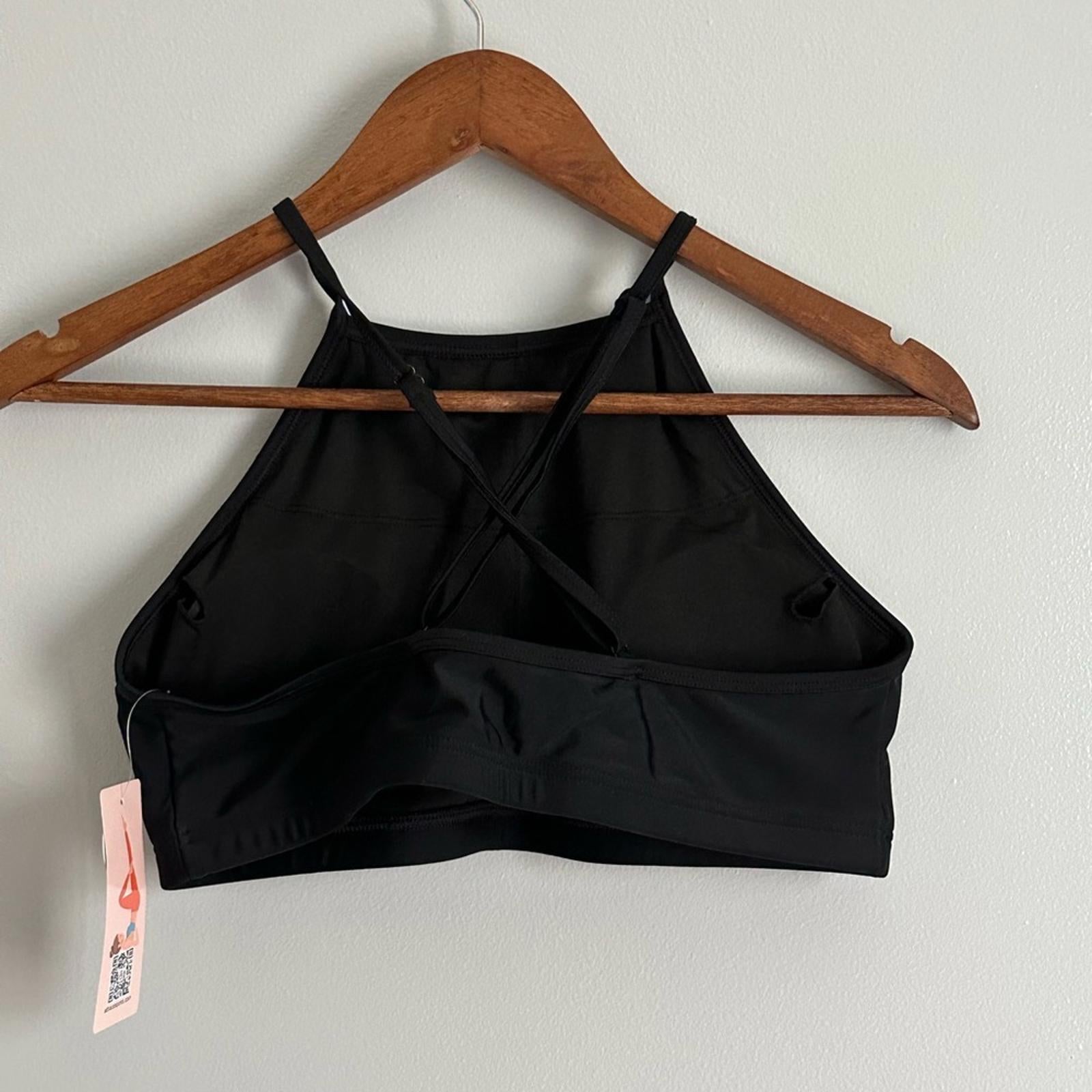 Black Sports Bra NWT Size Large
