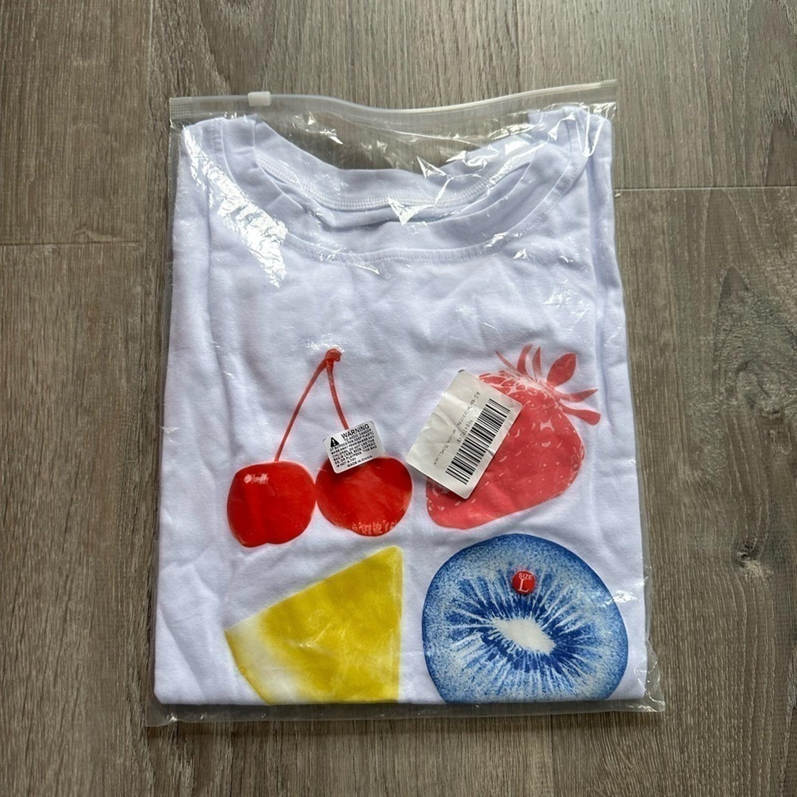 *Y2k Vintage Graphic Print Crop Top Kawaii Grunge Aesthetic 2000s Size Large