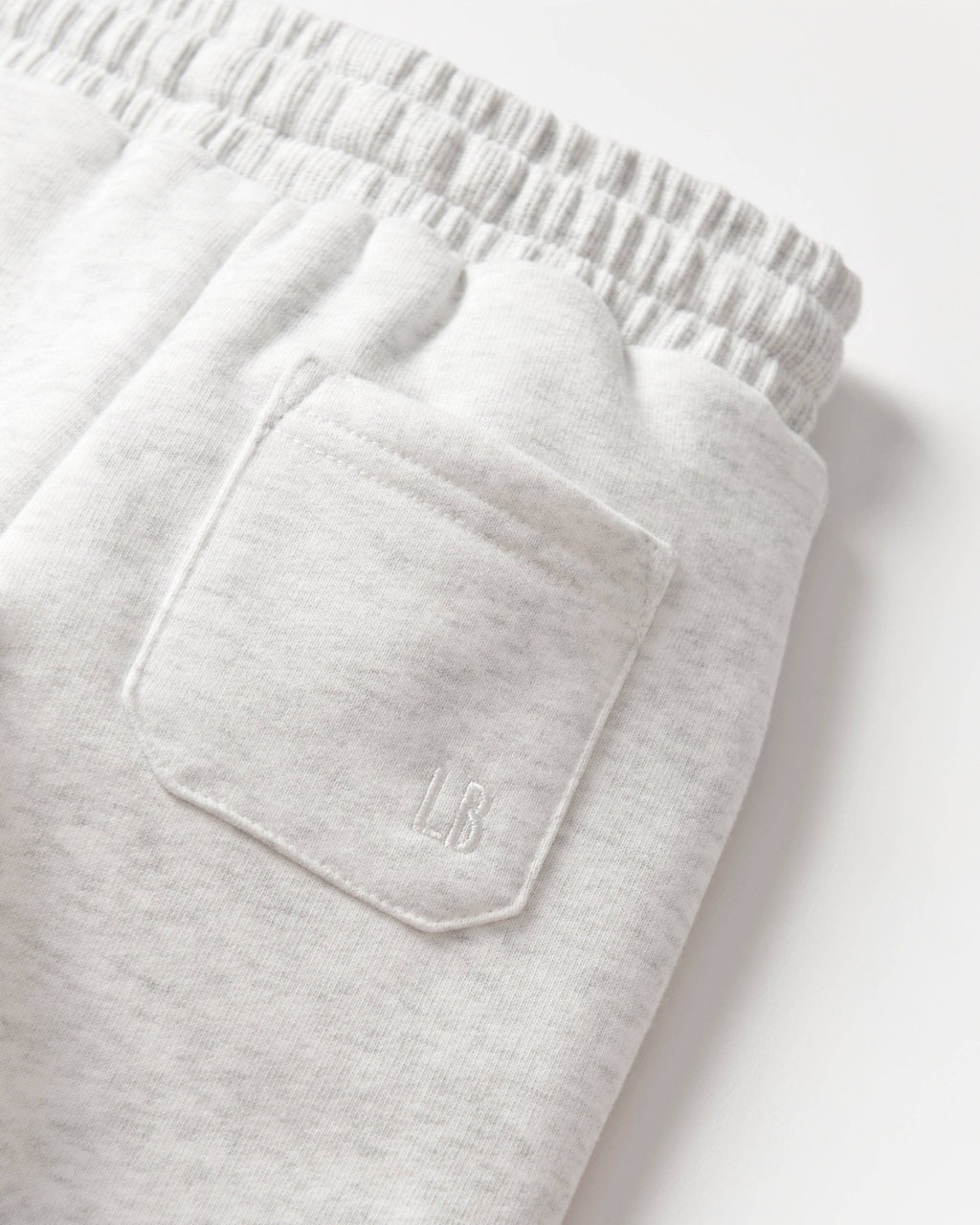 Happy Day Elevated Sweatpant - Light Heather Grey: 12-18M