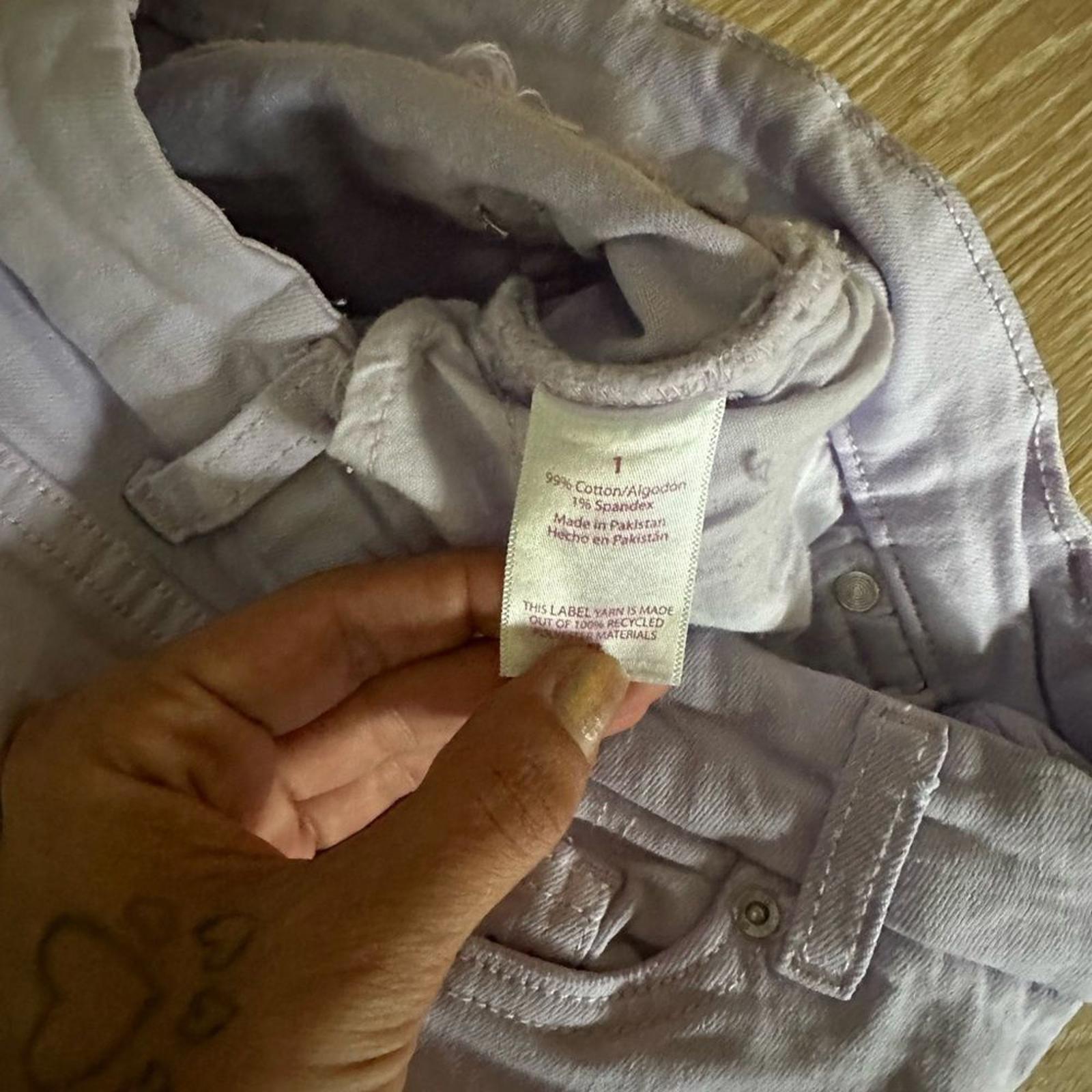 No Boundaries lilac Button Fly Jean Shorts Sz 1