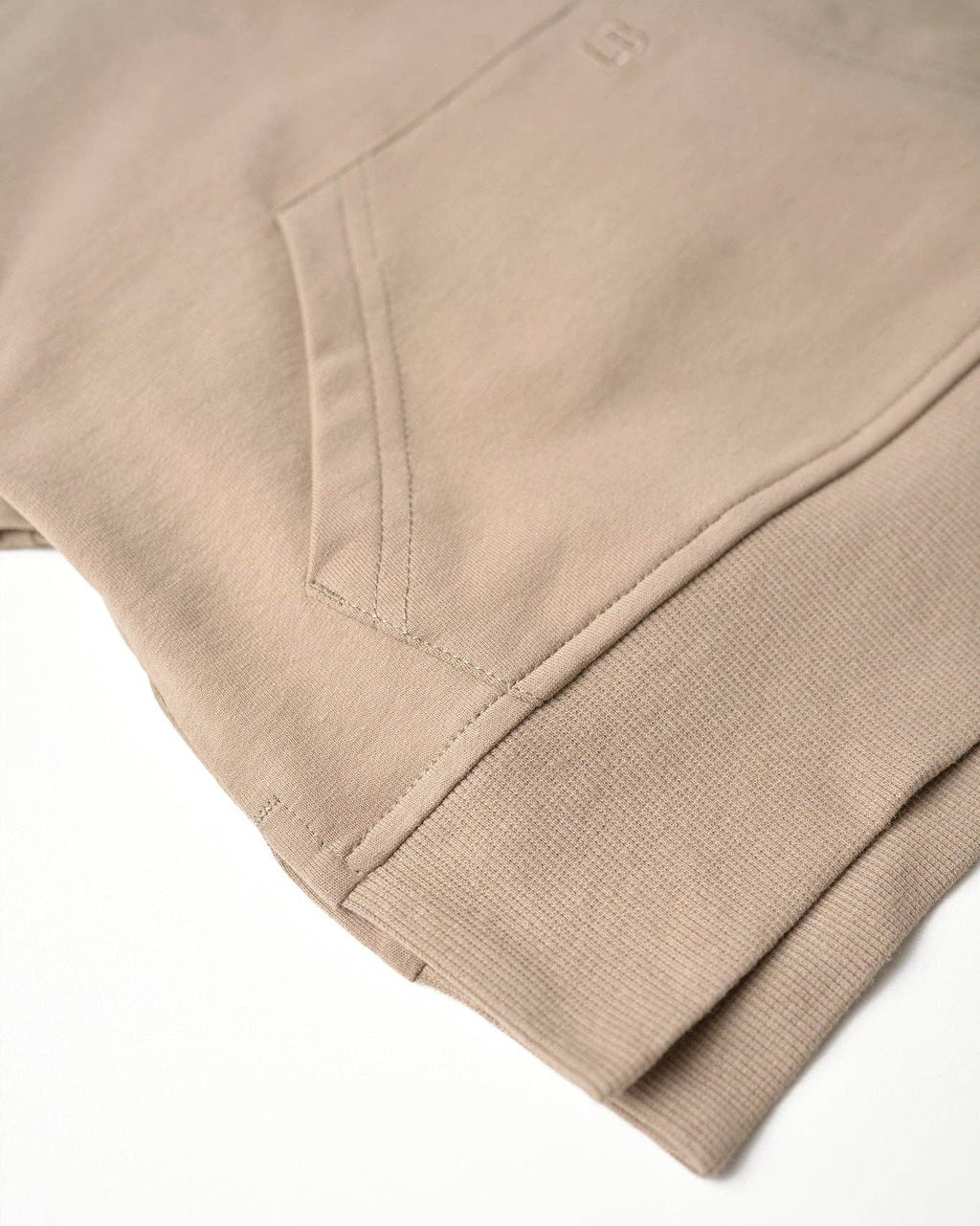Short Sleeve Hoodie - Driftwood: 18-24M