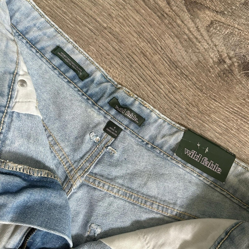 Wild Fable Blue High Waisted Jean Shorts NWT Size 6 / 28
