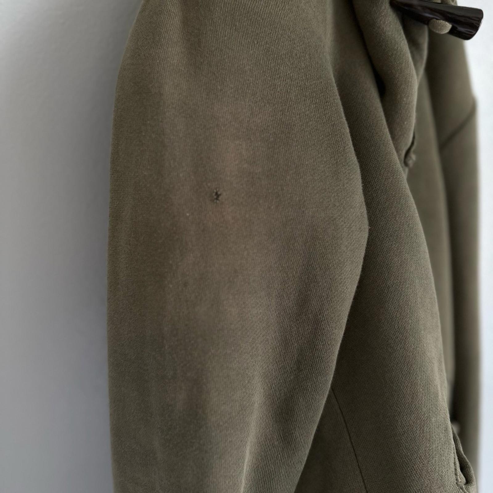 Roxy Olive Green Fur Lined Toggle Hoodie Small