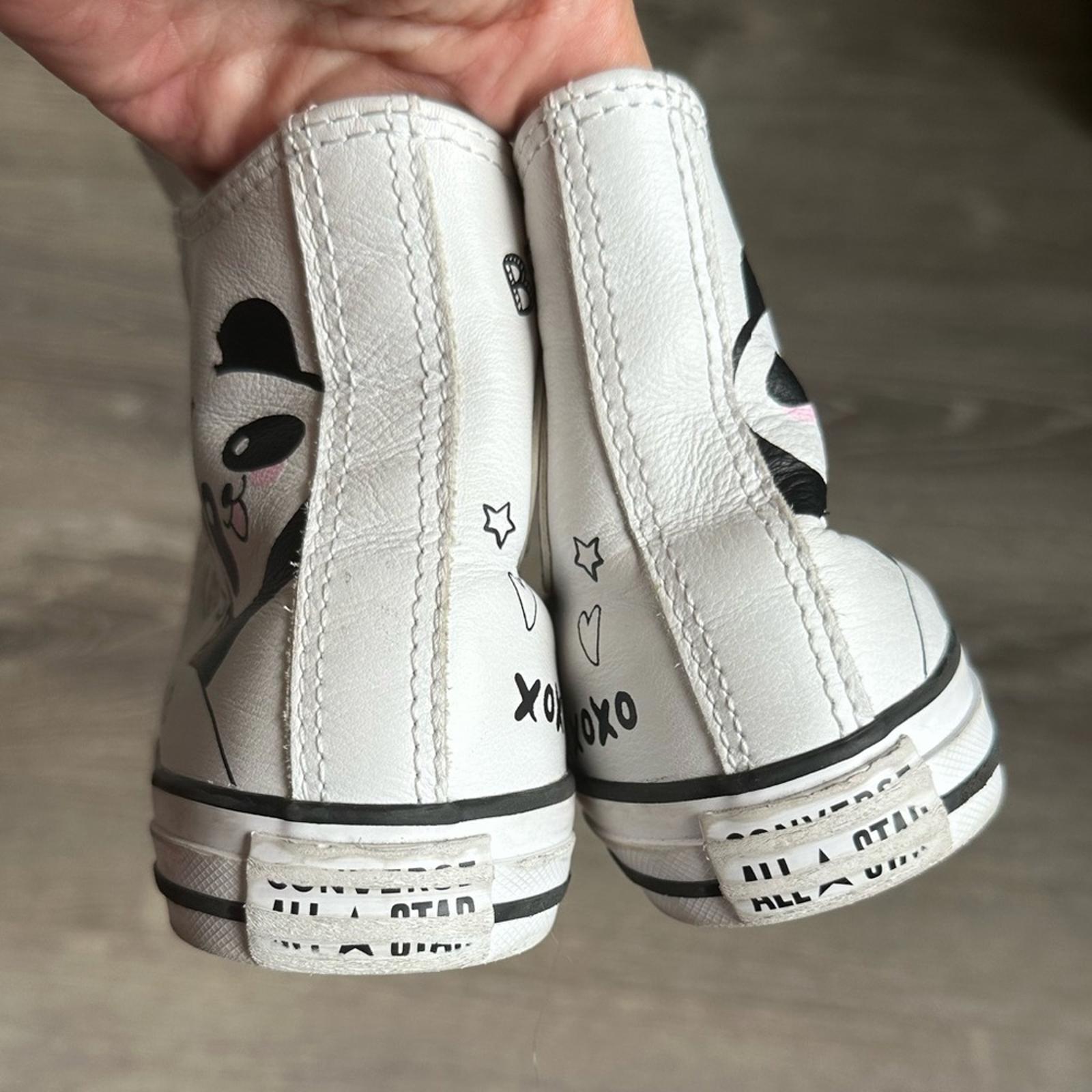 Panda Converse All Stars Chuck Taylor’s for girls Size 2