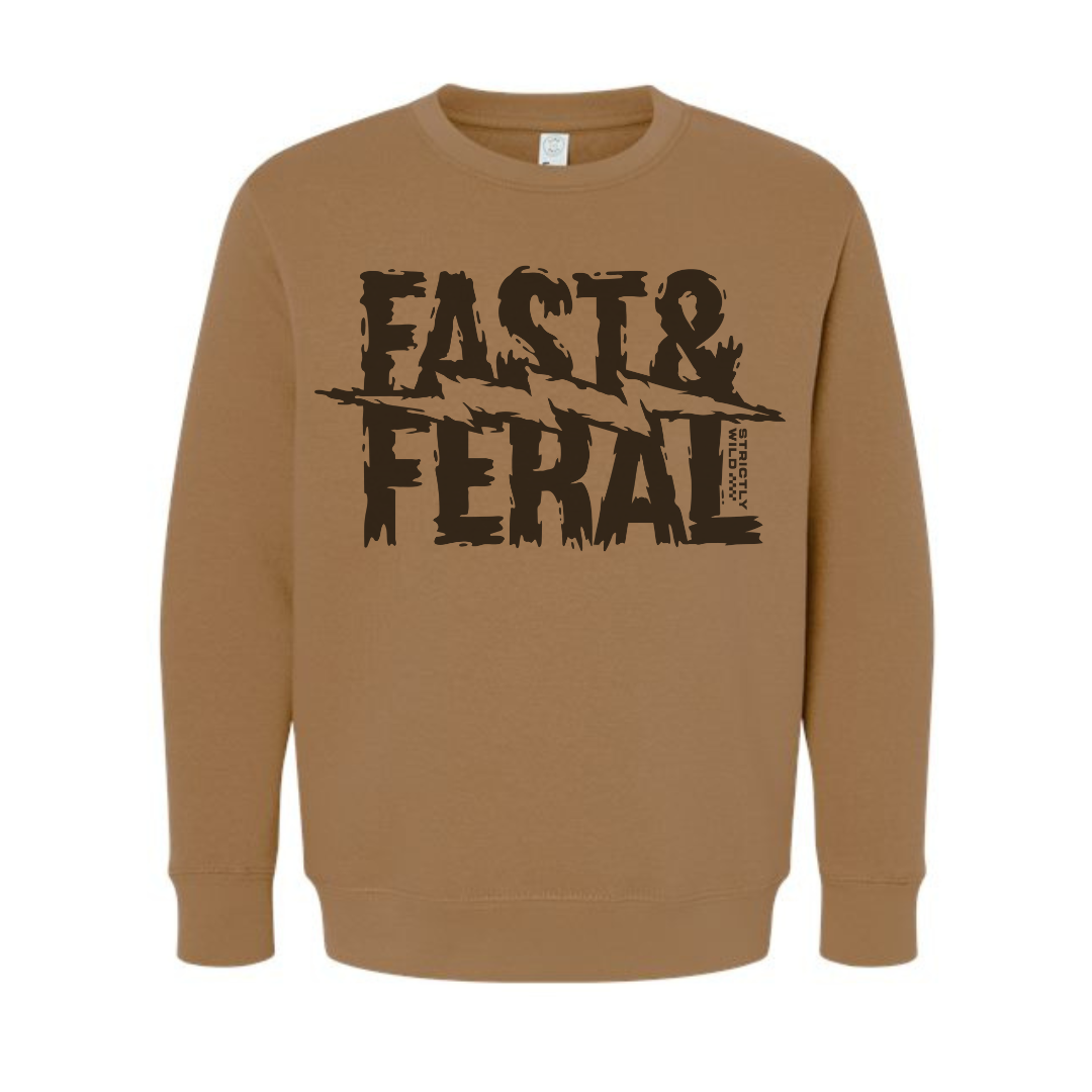 Fast & Feral Crewneck Pullover: 2T