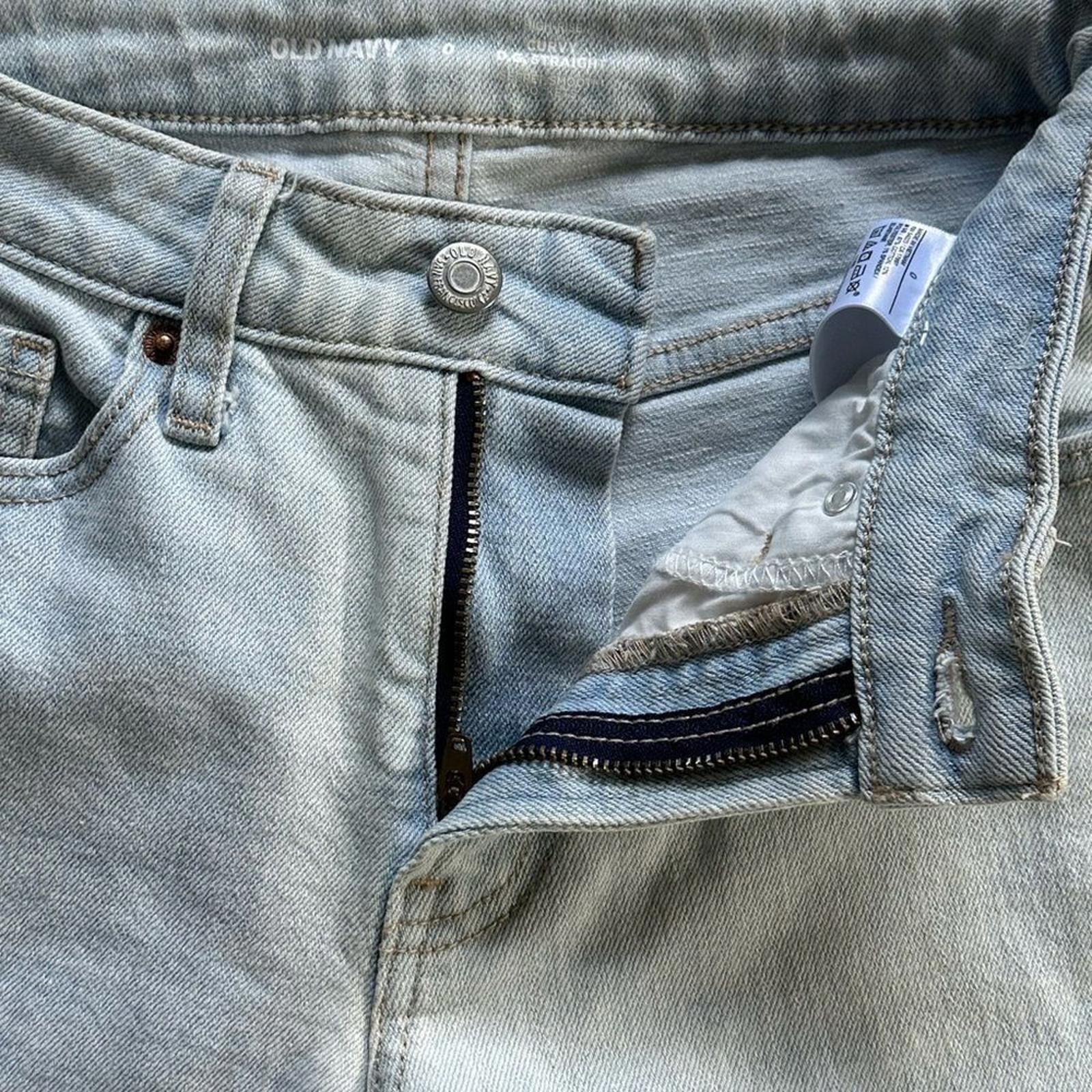 Old Navy High Rise Curvy OG Straight Size 0