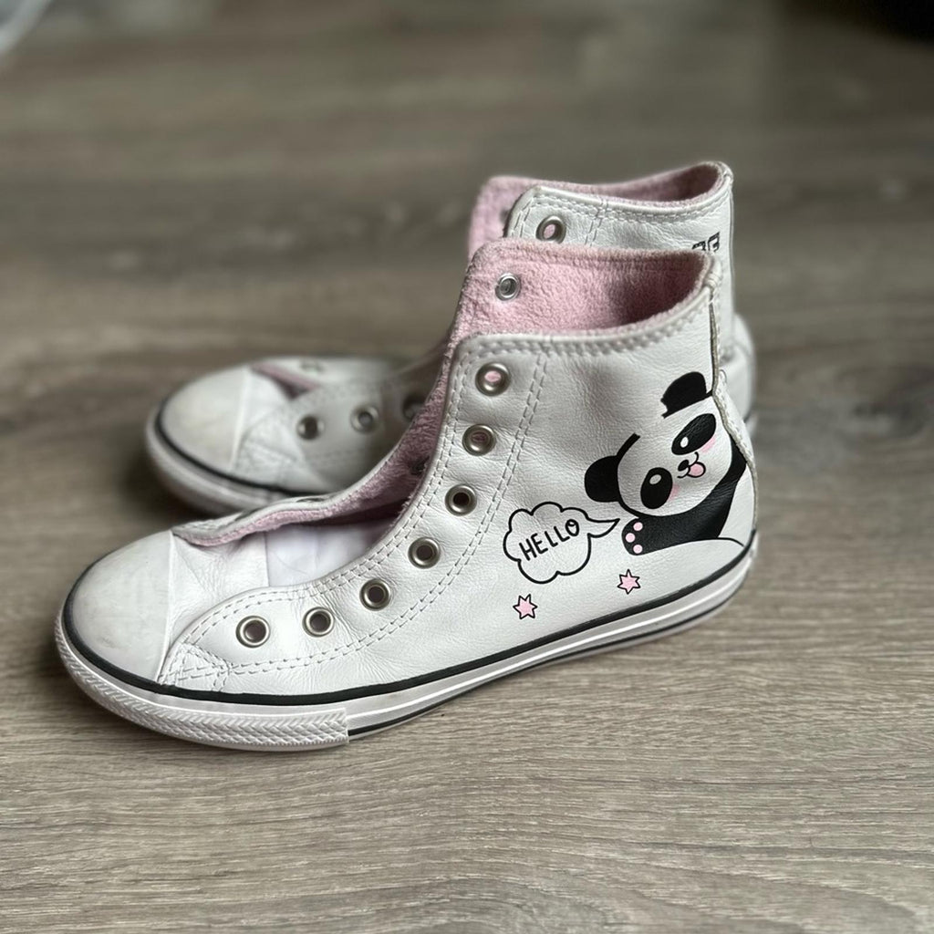 Panda Converse All Stars Chuck Taylor’s for girls Size 2