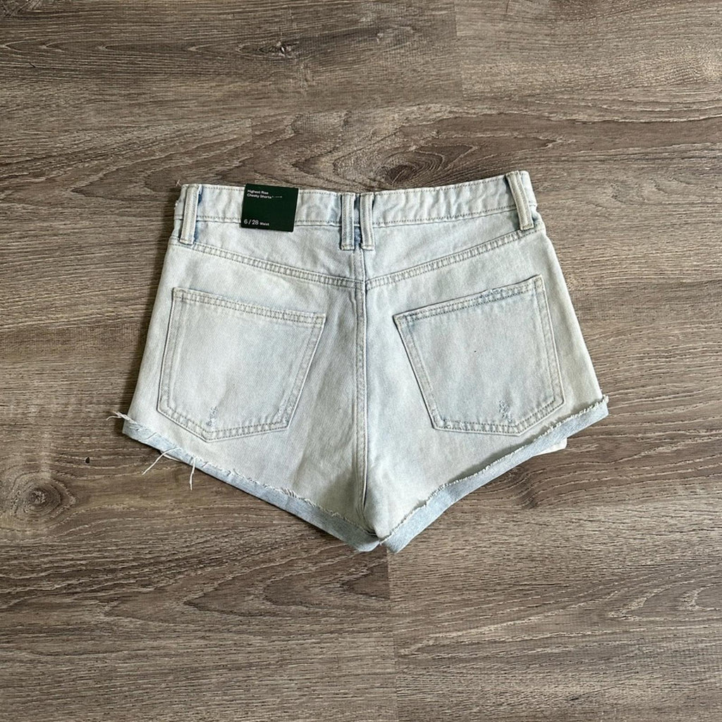 Wild Fable Blue High Waisted Jean Shorts NWT Size 6 / 28