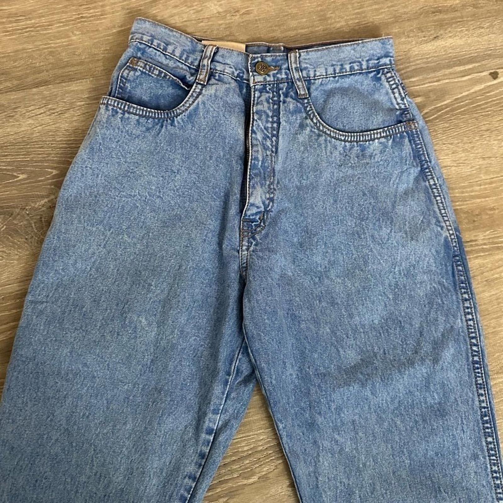 BILL BLASS Petites RARE Tapered Leg High Waist High Rise Vintage Jeans Size 8P