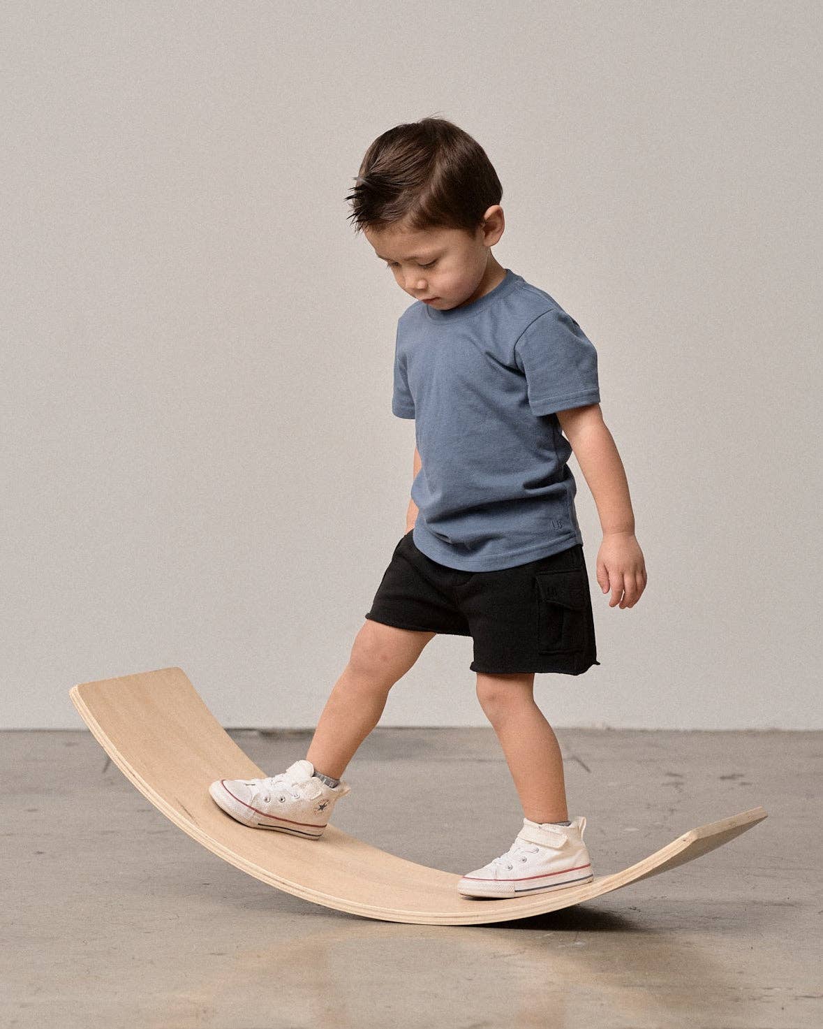 Swoop Elevated Tee - Worn Indigo: 18-24M
