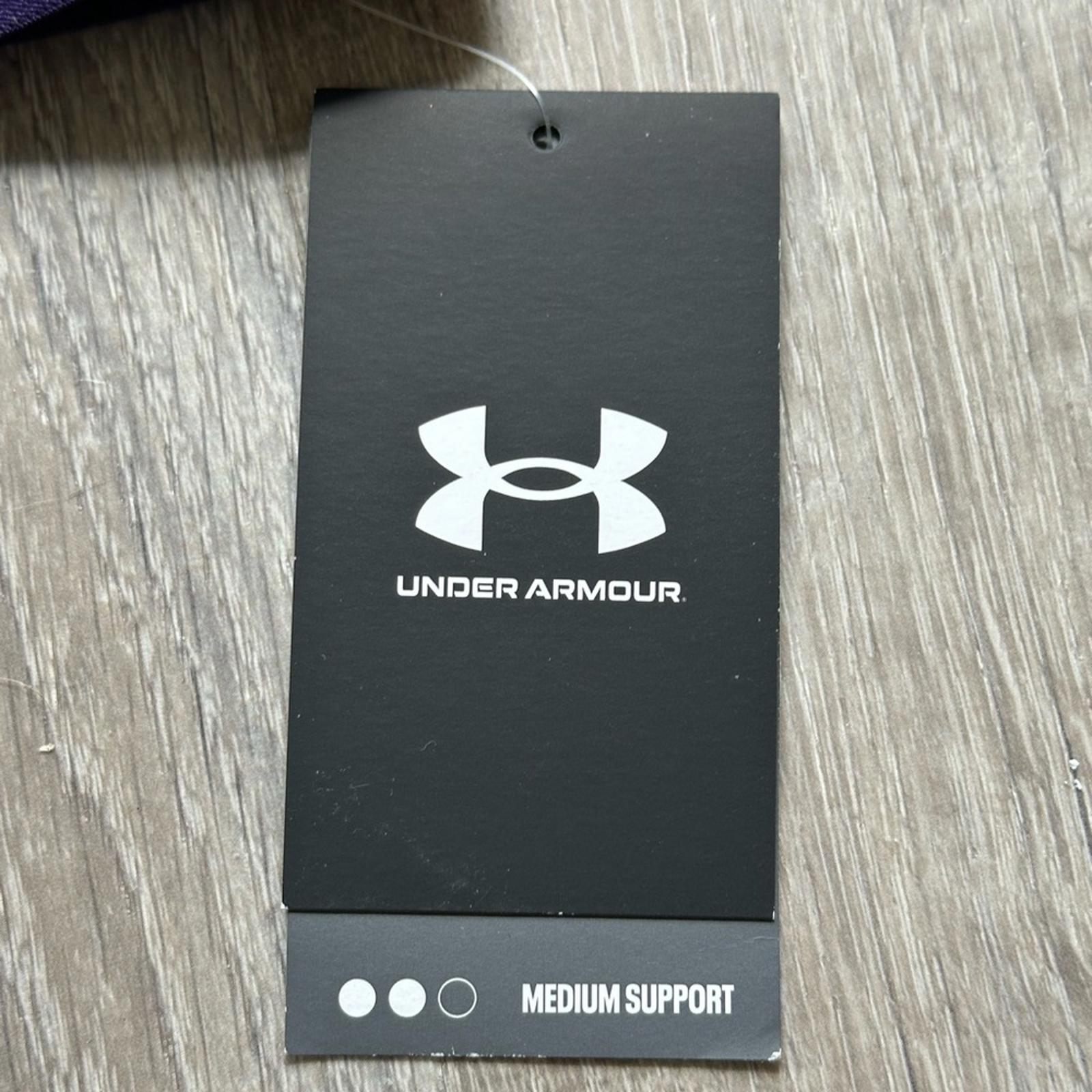 Under Armour Mid Keyhole Purple Sports Bra Size XS