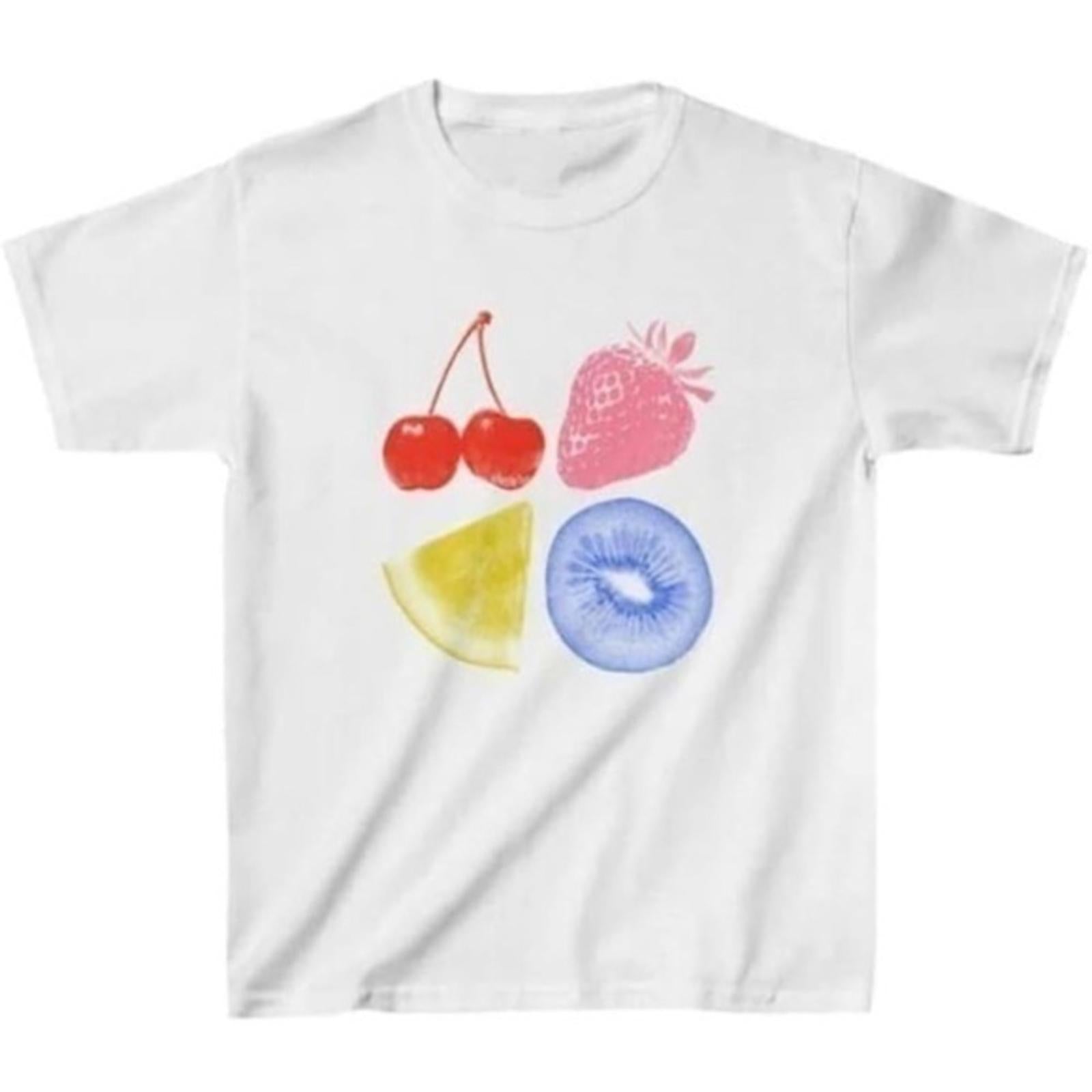 Vintage Graphic y2k Crop Top Kawaii Grunge Aesthetic Size Small